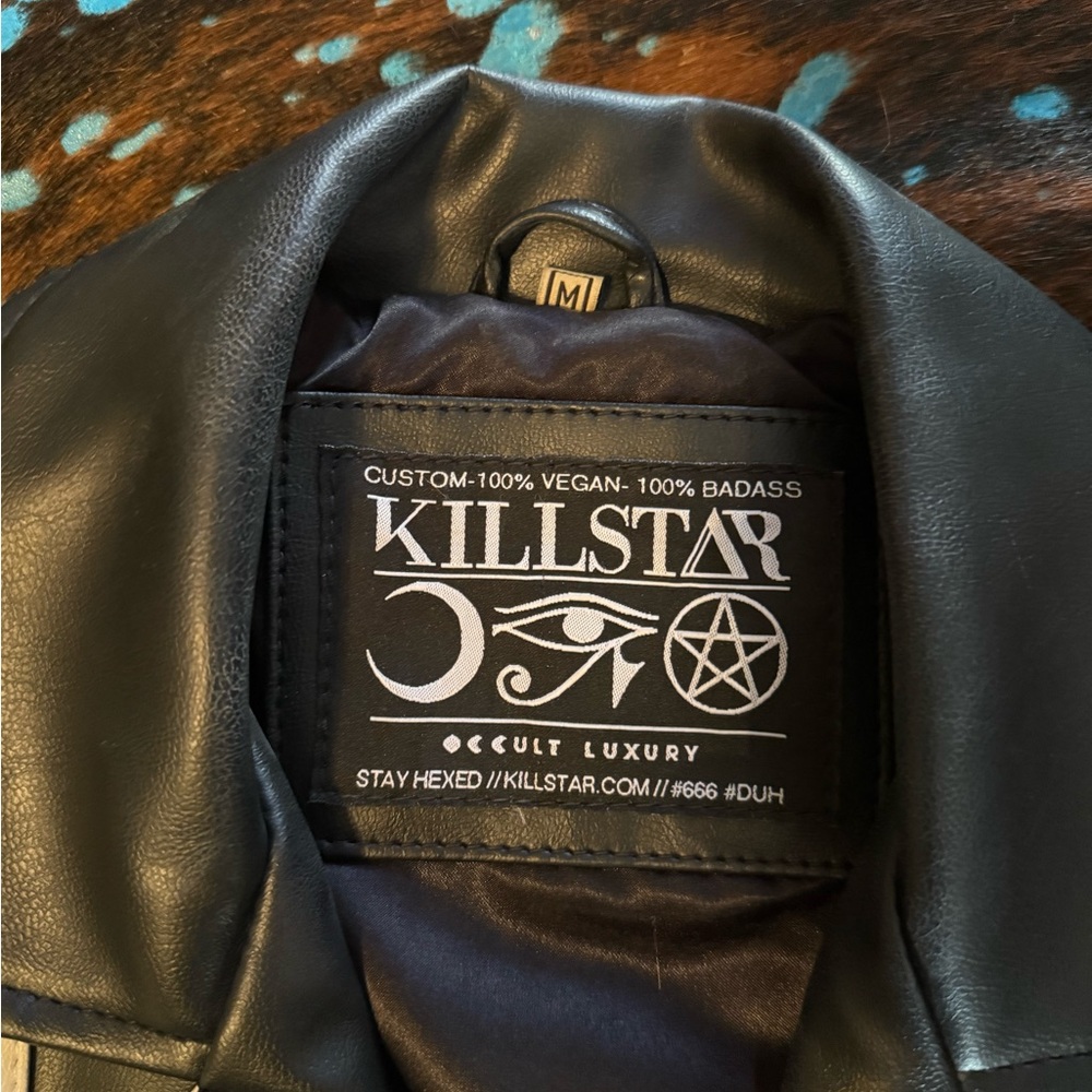 Killstar faux leather jacket